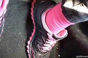 I love when you follow me in my sweaty socks and sneakers outdoors