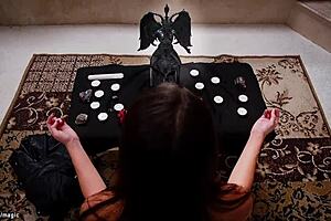 i join stepmom in wild bdsm session with goth teen