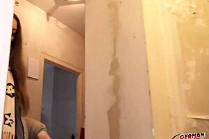 German scout lures blonde tall Julia Maze into cheating casting fuck at model job 😏