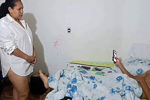 Horny Latina Stepmom Craves Interracial Cock from Stepson While Husband Works Away