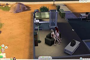 Mommy Pegs Not Sister With Strapon Dildo In The Sims 4 Lesbian Toys Scene For Mother In Law Fantasy