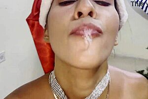 Merry Christmas to this bunch of bastards with big tits latina getting wet pussy licked in cunilingus