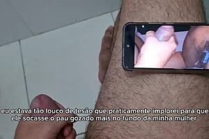 Exclamation wow pregnant wife rides dotado cock while cuckold hubby masturbates watching the creampie action!