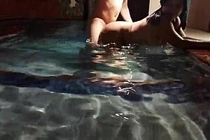 i can't believe i hooked up with my buddy's mature wife right there in the pool