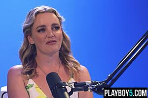 hey ozzie milf blonde charlie forde, ready for podcast and masturbation session?