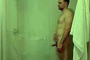 Big natural tits mexican milf Letzy Lizz joins Andres Acosta for an intimate behind-the-scenes shower and interview