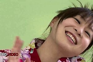 What if Nozomi's Japanese blowjobs end in intense creampie on the bed?