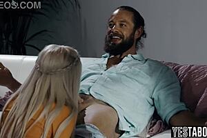 Big tits curvy mature milf catches her cheating husband in action and decides to join the fun