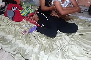 Friends Started Joking Around but Got Hot with Solo Lingerie Teasing. Curvy Latina Babe Shows Off Muscular Body in Homemade Fantasy