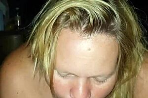 Come on, watch this milf with big tits suck that cock deep!