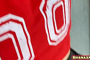 oh gosh i love how shy shanaxnow with pigtails gets her pussy fingered in that cute nerdy uniform