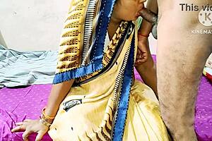 indian mom casually bends over for hardcore doggy style big cock pounding at home