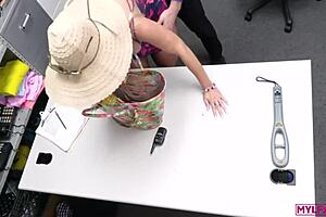 victoria lobov hides incriminating evidence in big tits milf threesome with doggystyle riding