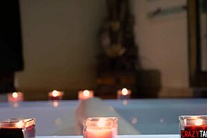 The brunette babe Adriana Chechik encounters a BIG guy who handles her TIGHT space so HARD.