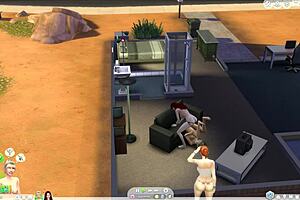 Mommy Pegs Not Sister With Strapon Dildo In The Sims 4 Lesbian Toys Scene For Mother In Law Fantasy