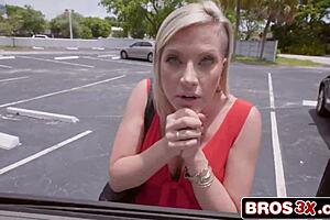 rough ride with busty kaylynn taking hard bbc fucking for cash in the van