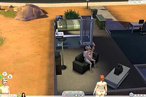Mommy Pegs Not Sister With Strapon Dildo In The Sims 4 Lesbian Toys Scene For Mother In Law Fantasy
