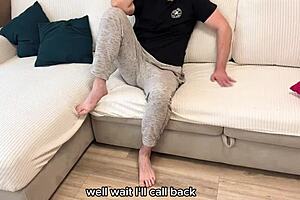 Russian Amateur Stepmoms Friend Fucks Me Doggystyle Blowjob Cumshot