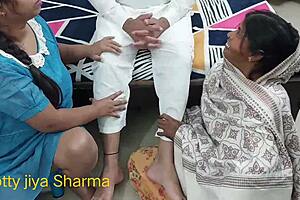 Step mom shows her step son the right way to handle his step sister's needs