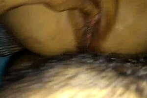 Anal Sex with Hairy Pussy View Featuring Mature Wife and Big Cock Close Up