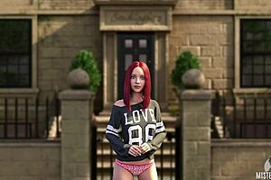 Law School Babe Gets Intense Massage Turning Into Horny Close Up Action With Redhead