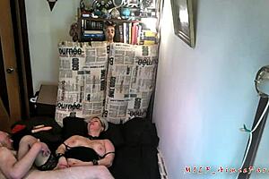 Training Slut Wife With Handcuffs And Anal Toys On Her Knees