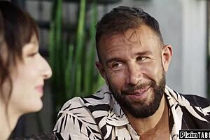 oh man i just adore how my stepmommy takes charge with that big cock sucking in interracial fun 😈🍆