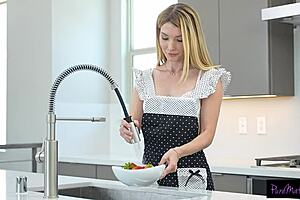 slutty cougar spreads legs for fat dick to pound her tight wet pussy deep