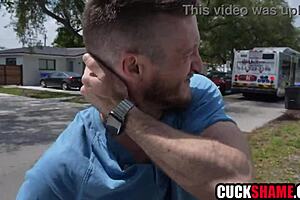 why does cuckold husband share ebony wife after her car accident?