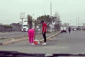 coqueta y muy puta milf latina picked up on the street for hardcore big cock action