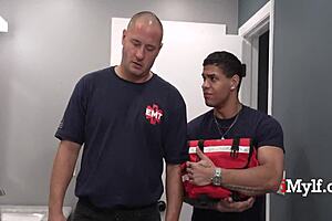 Step Mom And Step Aunt Beg Him To Impregnate Them In Taboo Threesome!