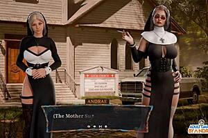 Watch Ep2 Where Step Mother Superior Marianne Gets Gratitude Sex In 3d Hentai With Huge Tits Squirting And Creampie In Bdsm Outfit!