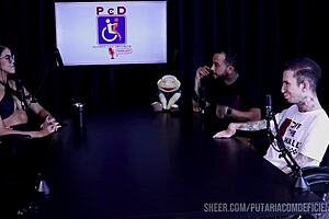 watch bia hot's naughty interview full of filth in porn cast brazil part 3 on sheer red