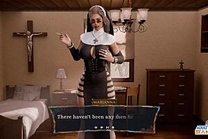 Watch Ep2 Where Step Mother Superior Marianne Gets Gratitude Sex In 3d Hentai With Huge Tits Squirting And Creampie In Bdsm Outfit!