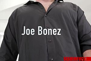 uhh muscular joe bonez like totally ensnares sexy riley jean in this hot carnal rimming session with deepthroat and footjob...