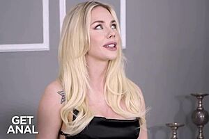 Hey, check out European babe Alix Lynx getting ass fucked and dominated by big white cock