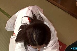 Asian Granny's Blowjob and Ass Licking Skills Lead to Cum in Mouth from Pov Handjob