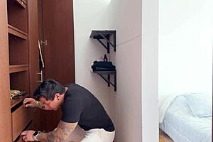 What if my stepsis catches me smelling her panties after surprising her with my cock