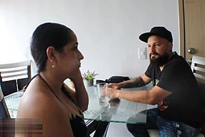 Unknown Slut Loves Money and Lets Stranger Fuck Her Despite Boyfriend Turning Him into Cuckold with Deepthroat and Cowgirl Riding