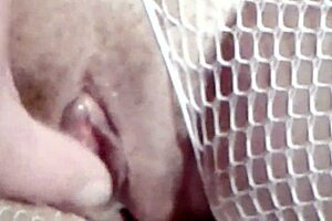 Exploring my wife's wet pussy lips