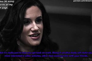 surrendering to my teachers son - sissy caption story with cumshot