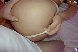 stepmom swallows cum deeply after son fucks her tight wet pussy in taboo scene