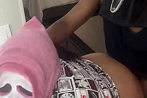 we had to take a break from the halloween party to nut... oh man, those big tits and ass in costumes got me so horny for creampie