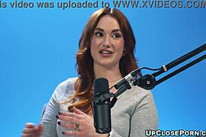 hey, check out siri dahl chatting about her wild sexual self-discovery journey to porn stardom! 🔥📽️