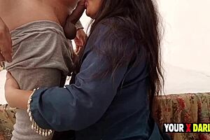 Stepmom Handles Housekeeping Duties While Stepson Pounds Her Hard in Doggystyle Leading to Creampie in Missionary