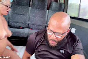 What if this tattooed mature friend gets picked up for rough anal sex with big tits chubby natural tits riding and monster cock in the car?