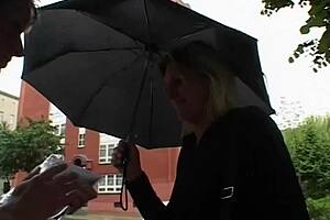 Milf Blonde in Sexy Stockings Fingered and Fucked with Cumshot Facial