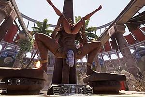 Is this huge dick ready to pound Lara Crofts tight ass asks the 3d hentai game animation crowd