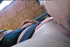 Ei motorista de app, sou safada esperando novinho casado no estacionamento pra foder com anal e creampie!