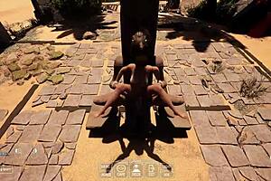 Is this huge dick ready to pound Lara Crofts tight ass asks the 3d hentai game animation crowd